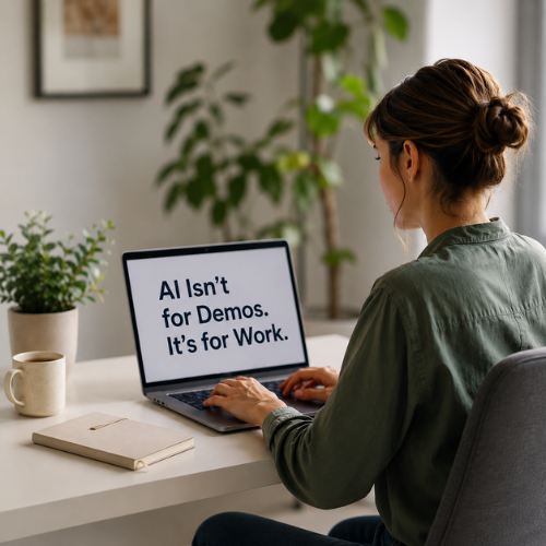 AI Isn’t for Demos. It’s for Work.