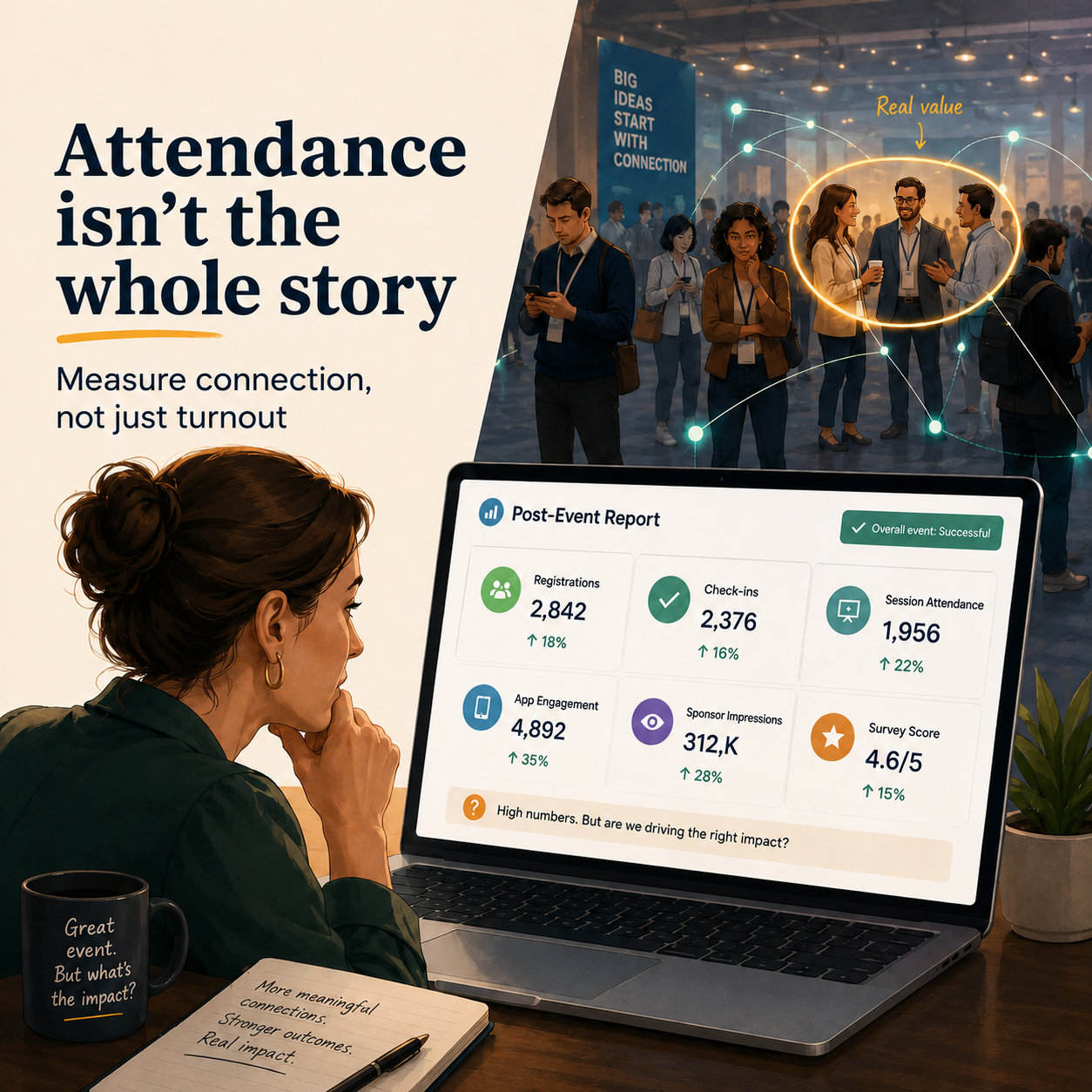 Why Event Attendance Data Is Not Enough to Measure Event Success