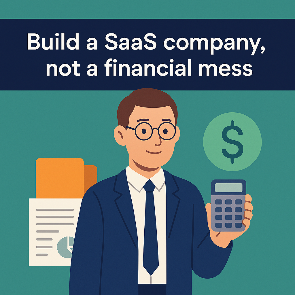 Build a SaaS company, not a financial mess