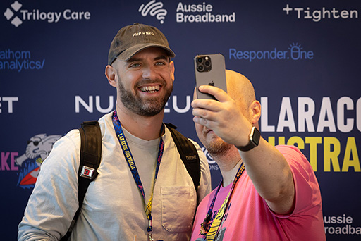 Laracon AU attendees connecting at the conference