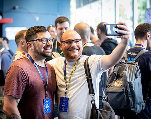 Laracon AU attendees connecting at the conference