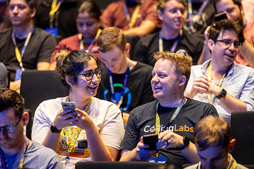 Laracon AU attendees connecting at the conference